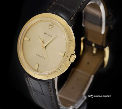 rolex 9919|Rolex Precision 9919 Champagne Dial 18K Yellow Gold Vintage .